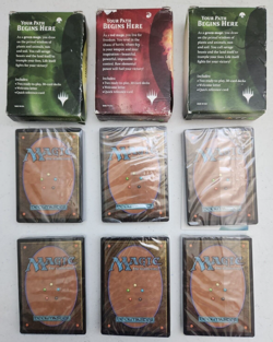 Sealed 3-Pack ! 2017 Magic The Gathering Green Mage & Red Mage Deck - Image 3
