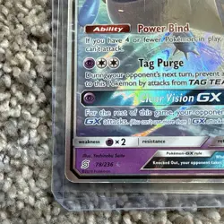 Pokemon TCG S&M Unified Minds Latios GX Holo Card 78/236 Full Art Ultra Rare - Image 2