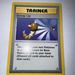 Pokemon Card - Scoop Up Base Set Shadowless 78/102 - Image 1