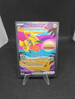 Tapu Koko ex - 247/182 - Pokemon Paradox Rift Special Illustration Rare Card NM - Image 1