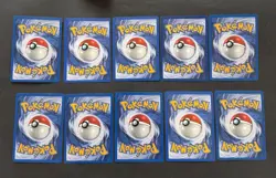 x 10 POKEMON 1ST EDITION GERMAN CARDS BUNDLE JUNGLE TEAM ROCKET FOSSIL MIX 1999 - Image 2