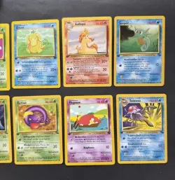 x 10 POKEMON 1ST EDITION GERMAN CARDS BUNDLE JUNGLE TEAM ROCKET FOSSIL MIX 1999 - Image 4