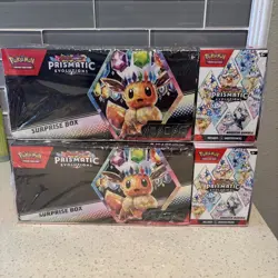 Pokemon Prismatic Evolutions Surprise Box Booster Bundle Sams Club - LOT OF 2 - Image 1