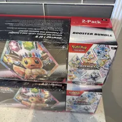 Pokemon Prismatic Evolutions Surprise Box Booster Bundle Sams Club - LOT OF 2 - Image 3