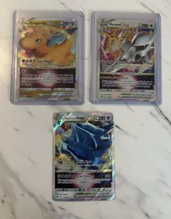 Pokemon VSTAR Dragonite Arceus Dialga 50/78 123/172 114/189 Card Lot 3 Cards - Image 1