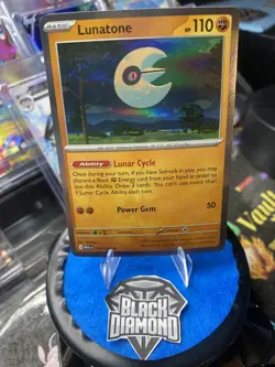 Lunatone - 074/132 - Holo Rare - Pokemon Mega Evolution *NM* - Image 2