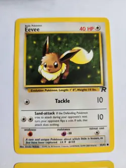 Pokemon Dark Jolteon Dark Flareon Dark Vaporeon And Eevee Team Rocket Lot - NM - Image 2