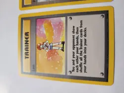 Pokemon Vintage Base Set Unlimited Rare Trainer Lot - NM - Lass Item Finder - Image 2