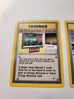 Pokemon Vintage Gym Heroes Trainer Lot - NM - No Removal Gym Cerulean Gym - Image 2