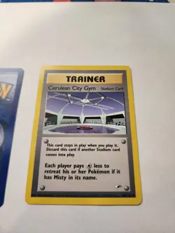 Pokemon Vintage Gym Heroes Trainer Lot - NM - No Removal Gym Cerulean Gym - Image 4