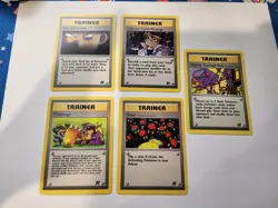 Pokemon Vintage Team Rocket Trainer Lot - LP/NM - Imposter Oaks Revenge Sleep - Image 1
