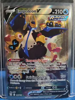Pokemon TCG Empoleon V (Full Art, Rapid Strike) 146/163 Battle Styles Ultra Rar… - Image 1