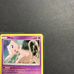 Mew SM215 Sun & Moon [2019] Cosmos Holo Rare Black Star Promo Pokemon TCG NM - Image 2