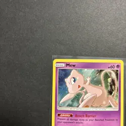 Mew SM215 Sun & Moon [2019] Cosmos Holo Rare Black Star Promo Pokemon TCG NM - Image 3