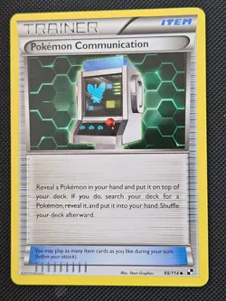 POKEMON COMMUNICATION 99/114 UC BLACK & WHITE POKEMON NM/M 2011 - Image 1