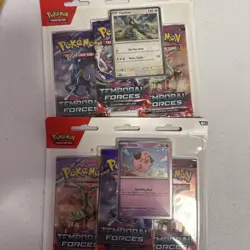 Pokemon TCG Temporal Forces 3 Pack Blister Sealed w/ Promos (Cleffa/Cyclizar) - Image 1