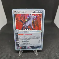 2006 Pokemon TCG Mightyena ex Ultra Rare Holo Phantoms 101/110 *Near Mint* - Image 1