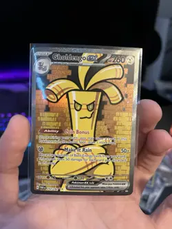 Pokemon Gholdengo EX SV04 Paradox Rift Special Illustration Rare Holo 252/182 - Image 1