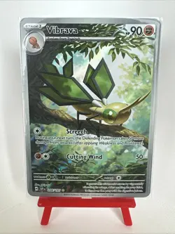 Vibrava 206/191 Sv08: Pokemon Surging Sparks Illustration Rare NM - Image 1