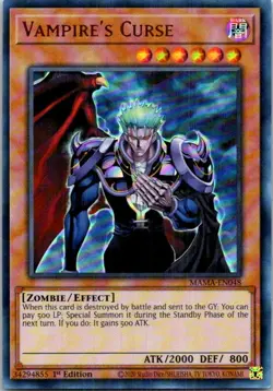 Vampire's Curse MAMA-EN048 Yu-Gi-Oh! Near Mint 1st Edition - Image 1