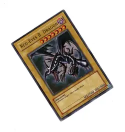 2002 Yu-Gi-Oh! RED EYES BLACK DRAGON HOLO SDJ-001! NEAR MINT - Image 1