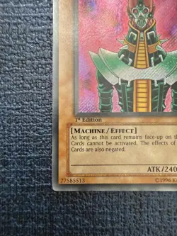 Yugioh Jinzo BPT-011, Secret Rare, Moderately Played - Image 3