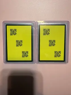 Disney Lorcana Fabled Discard Error QR Code Card Yellow Background 2025 - Image 1