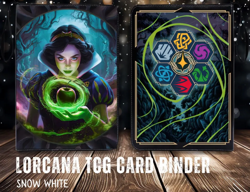 Disney Lorcana LoreBook Snow White Card Book Portfolio Binder New, Sealed! - Image 1