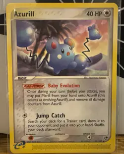 Pokemon Azurill EX Sandstorm Uncommon Card 31/100 TCG NM - Image 1