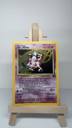 Pokemon TCG Mr. Mime Jungle Holo Rare Card 6/64 - Image 1