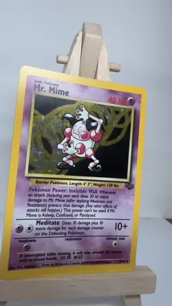 Pokemon TCG Mr. Mime Jungle Holo Rare Card 6/64 - Image 2