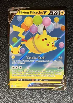 Flying Pikachu V - 006/025 - Pokemon Celebrations Sword Shield Rare Card NM - Image 1