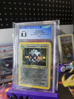 Forretress 2/75 Neo Discovery Unlimited Holo Rare Pokemon Card CGC 8.5 - Image 1