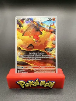 Magby 186/182 Paradox Rift Holo Illustration Rare Pokemon TCG Card Near Mint - Image 1