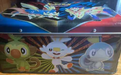 Pokemon Trading Card Collector's Tin Chest Lunch Box With 100s of cards - Image 2