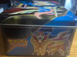 Pokemon Trading Card Collector's Tin Chest Lunch Box With 100s of cards - Image 3