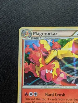 M/NM Pokemon Magmortar Holo Card 2/95 Unleashed Set - Image 2