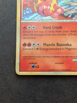 M/NM Pokemon Magmortar Holo Card 2/95 Unleashed Set - Image 4