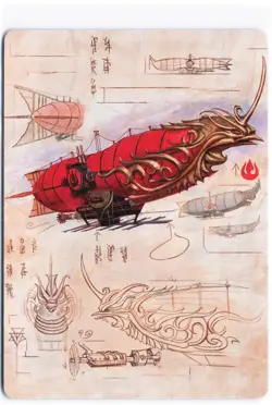 Phoenix Fleet Airship Art Card S Art Series: Avatar: The Last Airbender 35 NM - Image 1