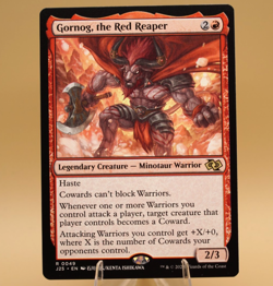Gornog, the Red Reaper | #49 | Rare | Reg | FDN Jumpstart J25 | Pack Fresh - Image 1