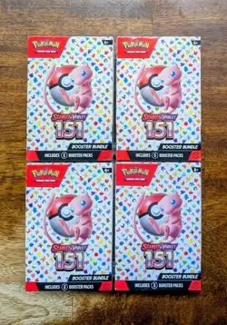 Pokemon TCG Scarlet & Violet 151 Booster Bundle Lot of 4 Sealed Read Description - Image 1