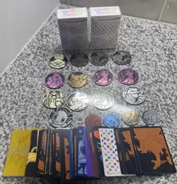 Pokemon TCG: Coins, Two 151 Deck Boxes, and Multiple Dividers (Shining Legends+) - Image 1