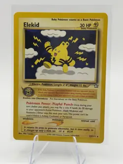 Elekid 22/111 Rare Neo Genesis Pokemon Card MP - Image 1