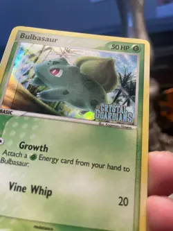 Bulbasaur 45/100 NM Near Mint EX Crystal Guardian Stamp Holofoil Holo Pokemon - Image 2