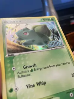 Bulbasaur 45/100 NM Near Mint EX Crystal Guardian Stamp Holofoil Holo Pokemon - Image 4