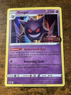 Pokemon TCG Gengar SWSH241 Black Star Promo Lost Origins Sword And Shield - Image 1