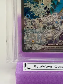 2024 POKEMON SVP EN-SV BLACK STAR PROMO #131 KINGDRA EX PSA 9 - Image 4