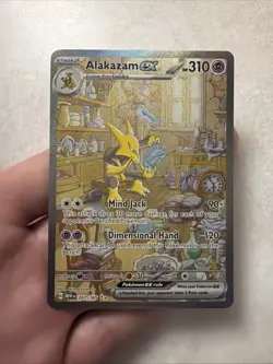 Pokemon SV 151: Alakazam EX - SIR 201/165 Near Mint Pack Fresh! - Image 1