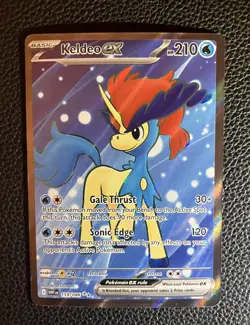 POKEMON TCG KELDEO EX - 159/086 - FULL ART ULTRA RARE - S&V WHITE FLARE - Image 1