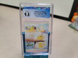 Pokemon 1998 Pikachu Togepi Bandai Sealdass Fancy Graffiti #24 CGC 9.5 T8544 - Image 1